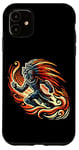 Coque pour iPhone 11 Aztec Warrior Mask Ancient Civilization Mexican Heritage