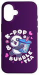 Coque pour iPhone 16 Panda, K-Pop & Bubble Tea, Musique coréenne, Mignon et