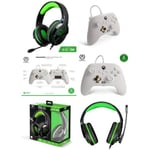 Pack Manette Xbox One-S-X-Pc Blanche Mist Edition Speciale+ Casque Gamer Pro H3 Spirit Of Gamer Xbox One/S/X/Pc