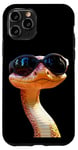 Coque pour iPhone 11 Pro Serpent avec Lunettes de Soleil Python Cobra Mamba Serpents