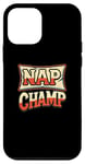 Coque pour iPhone 12 mini Action de grâce, champion drôle de sieste, après le dîner