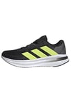 adidas Homme Galaxy 7 Running Shoes Chaussures de Course, Core Black/Pulse Lime/Grey Five, 42 EU