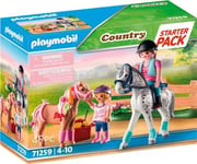 Playmobil 71259 Horse Farm Starter Pack, Farm Animal Play Sets, Fun Imaginative Role-Play, PlaySets Suitable for Children Ages 4+