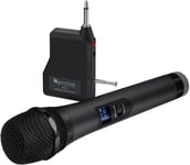 FIFINE Wireless Microphone, Handheld Dynamic Microphone Wireless mic System for