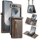 samsung Samsung Galaxy Z Flip 6 Pu Wallet Case [Coffee]