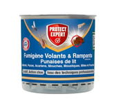 PROTECT EXPERT Fumigènes Anti-punaise de lit - 10 G - Elimine Les Larves, Punaises De Lit Et Acariens sans Dépôts Visibles ni Odeurs Persistantes, Curatif et action choc