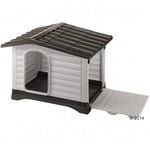 Ferplast Hundehus av plast Dogvilla - Dogvilla 90: L 88 x B 72 x H 65 cm