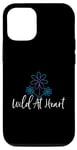 Coque pour iPhone 15 Wild At Heart - Fleur - Aventureux - Sortant - Aventure