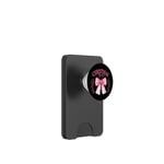 Christmas Girly Lights Pink Bow Sparkle PopSockets PopWallet for MagSafe