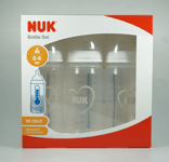 NUK 300ml Baby Bottles 3 Pack | First Choice+ | 0-6 Months | Anti-Colic