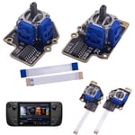 1 Pair 3D Joystick L&R for Steam Deck/OLED Gaming Console Analog Sensor Rocker