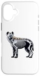 iPhone 16 Plus X-ray Hyena Body Anatomy Radiography Skeleton Case