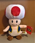 NINTENDO Video Game Character "Toad (Mushroom)"  12"  PLUSH    2021 NEW