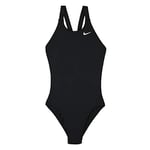 Nike Swim Hydrastrong Solids Fastback Maillot de Bain Une pièce pour Fille Noir, Noir