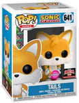 Figurine Funko Pop - Sonic Le Hérisson N°641 - Tails - Flocked (54580)