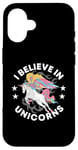 iPhone 16 Unicorn rainbow - I believe in unicorns Case