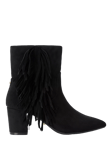 Carvela Admire Tassel Suede Ankle Boots, Black