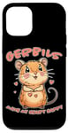 Coque pour iPhone 14 Gerbilles Make My Heart Happy Gerbille drôle