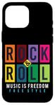 Coque pour iPhone 16 Pro Max I Love Rock & Roll, Rock & Roll Freedom Music - Rock N' Roll