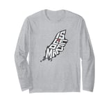 Retro Isle of Man Long Sleeve T-Shirt