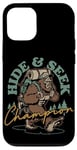 Coque pour iPhone 12/12 Pro Bigfoot Hide and Seek Champion Sasquatch Yeti Funny Bigfoot