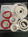 Kit Elastiques Flipper - FAN-TAS-TIC - 1972 - WILLIAMS - Pinball Rubber Kit