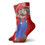 LREFON Chaussettes de Compression M-Ario Cartoon Anime Chaussettes Chaussettes Athlétiques Pure Crew Unisexe Chaussettes Chaudes Chaussettes De Sport