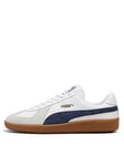 Puma Men's Army Trainer Trainers - White/navy, White, Size 11, Men