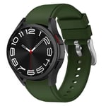 Silikon armbånd No-Gap Samsung Galaxy Watch 6 Classic (43mm) - Army