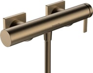 hansgrohe Tecturis E - Mitigeur de douche apparent, Robinet douche 1 sortie, Mitigeur monocommande, Bronze brossé, 73620140