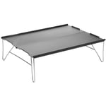 Mini Table Pliante ExtéRieure de Camping Portable D'Ordinateur Lit à (Noir)