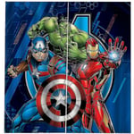 Crea - Avengers Rideau Occultant Oeillets pour Chambre Impression 3D Captain America Iron Man Ensemble de Rideaux Occultants pour Chambre d'enfants