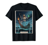 Gothic Halloween Grim Reaper Horror The Hermit Tarot Card T-Shirt