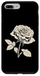 Coque pour iPhone 7 Plus/8 Plus Vintage Botanique Rose Fleur Fille Mignon Floral Plant Mom