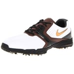 Nike Lunar Saddle Golfsko Herre Hvit/Brun 40