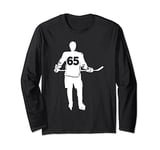 My Favorite Hockey Player Number 65, Hockey Fan Long Sleeve T-Shirt