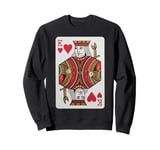 King Of Hearts Valentines Day Cool V-Day Couple Matching Sweatshirt