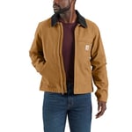 Carhartt Men's Rugged Flex Relaxed Fit Duck Detroit Jacket, Brown, XXL