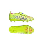 adidas Predator Elite Fold-over Tongue Fg Mystic Victory - Lucid Lemon/lucid Pink/blue Fusion Barn - Gräs (Fg), storlek 36