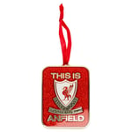 Liverpool This Is Anfield Glitter Christmas Decoration - Röd - Liverpool FC, storlek One Size