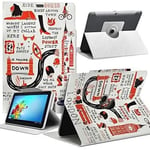 Housse Etui Universel - Alcatel - One Touch Pixi - 7 Pouces - Noir - Synthétique