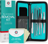 Blackhead Remover Tools - Effective Spot Treatment Popping Kit for Acne Prone Sk