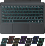 Type Cover Pour Microsoft Surface Go 3/Surface Go 2/Surface Go, Ultra-Mince Portable Bluetooth Sans Fil Surface Go Clavier Surface Go Avec Rétroéclairage, Rechargeable & Long Temps De Veille,