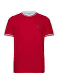 Original Penguin Org Piq Tee Ribbed T Röd