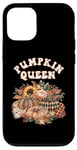 Coque pour iPhone 15 2024 Citrouille Reine Mignon Vintage Automne Automne Feuillage Rétro