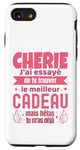 Coque pour iPhone SE (2020) / 7 / 8 Cadeau Original Chérie Saint Valentin Amour Couple Humour