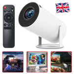 4K UHD Android Projector 5G WiFi Bluetooth Smart Beamer Home Theater Movie HDMI