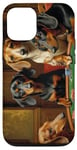 iPhone 14 Dogs Playing Poker Doxies Dog Dachshund Dachshunds Case