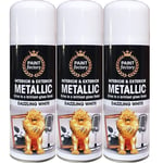 Paint Factory Interior Exterior Metallic Spray Dazzling White Paint Gloss 200mx3