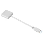 Usb 3.0 To Vga Adapter Cable For Win 7/8 System (White)